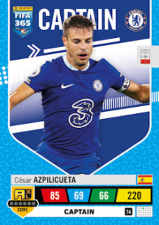Cesar Azpilicueta Chelsea 2023 FIFA 365 Captain #74